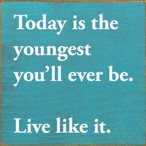 Slickblue Inspirational Wood Wall Sign – “Live Like It” Quote – Rustic 7x7 Motivational Decor, Color Options - 1 of 3