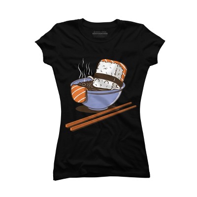 Junior's Design By Humans Sushi Bath Time By FernandoSala T-Shirt