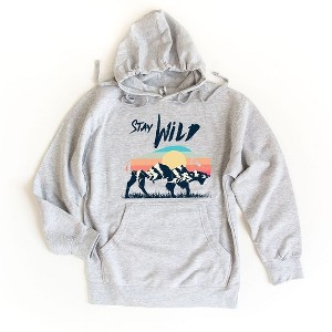 Simply Sage Market Stay Wild Buffalo  Hoodie - 1 of 2