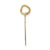 Black Bow Jewelry 14k Yellow Gold, Jersey Collection, Small Number 27 Pendant - 2 of 4