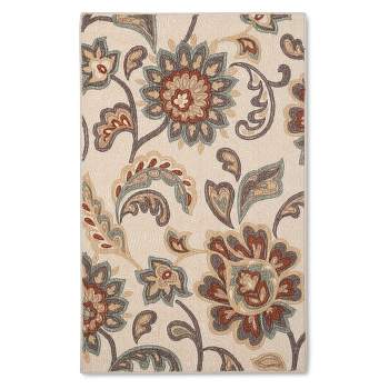 Maples Rugs Paisley Floral Accent Rug