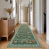 Washable Modern Printed Rug Non Slip Low Pile Rug Soft Contemporary Throw Floor Cover Foldable Indoor Carpet for Living Room Bedroom Playroom Nursery - 4 of 4