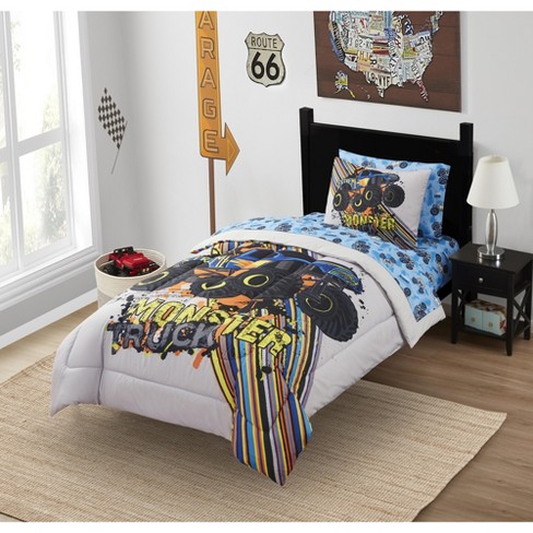 Monster jam shop twin bedding set