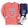 Simply Sage Market Vail Ski Club Garment Dyed Sweatshirt - 3 of 4