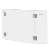 Barton 47.75" x 30" Fireplace Screen 3-Panel Tempered Glass Fence Guard, Clear - 2 of 2