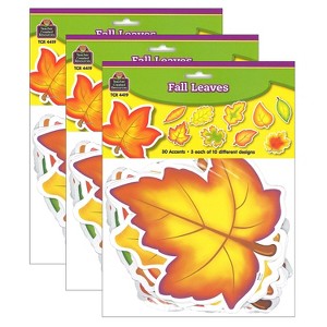 Teacher Created Resources Fall Leaves Accents 30/Pack 3 Packs (TCR4419-3) - 1 of 2