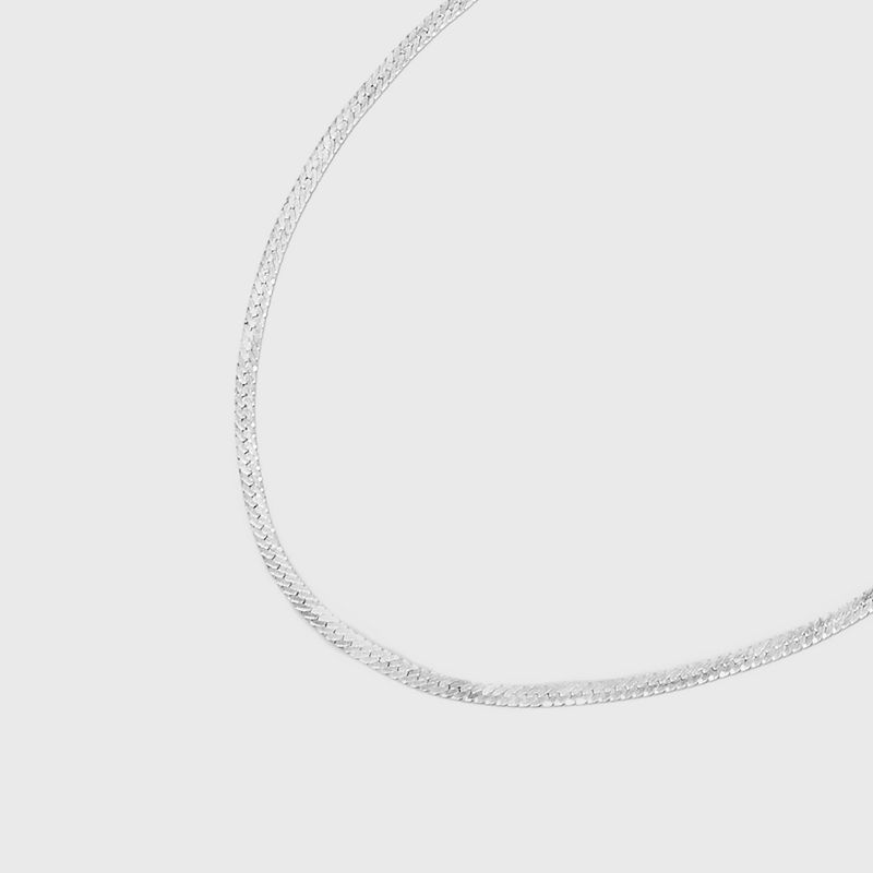 Sterling Silver Herringbone Chain Necklace - A New Day&#8482; Silver, 5 of 6