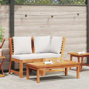 arden Lounge Set  Solid acacia wood  vidaXL - 1 of 4