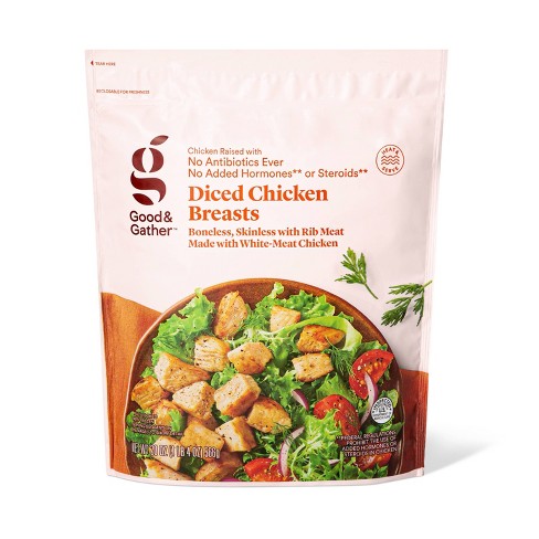 Diced & Grilled Frozen Chicken Breast - 20oz - Good & Gather™ : Target