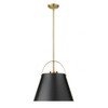 Z-Studio Industrial Single-Light Pendant - 18" Steel Shade, Dimmable, Dry Rated - 2 of 4