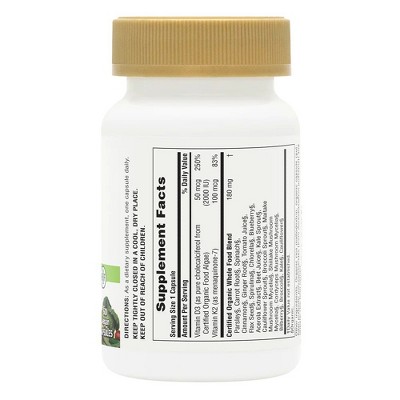 Nature's Plus Source Of Life Garden Vit D3 2000iu/k2 100 Mcg 60 Capsule