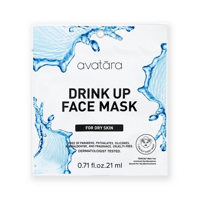 Unscented Avatara Drink Up Face Mask For Dry Skin - 0.71 fl oz