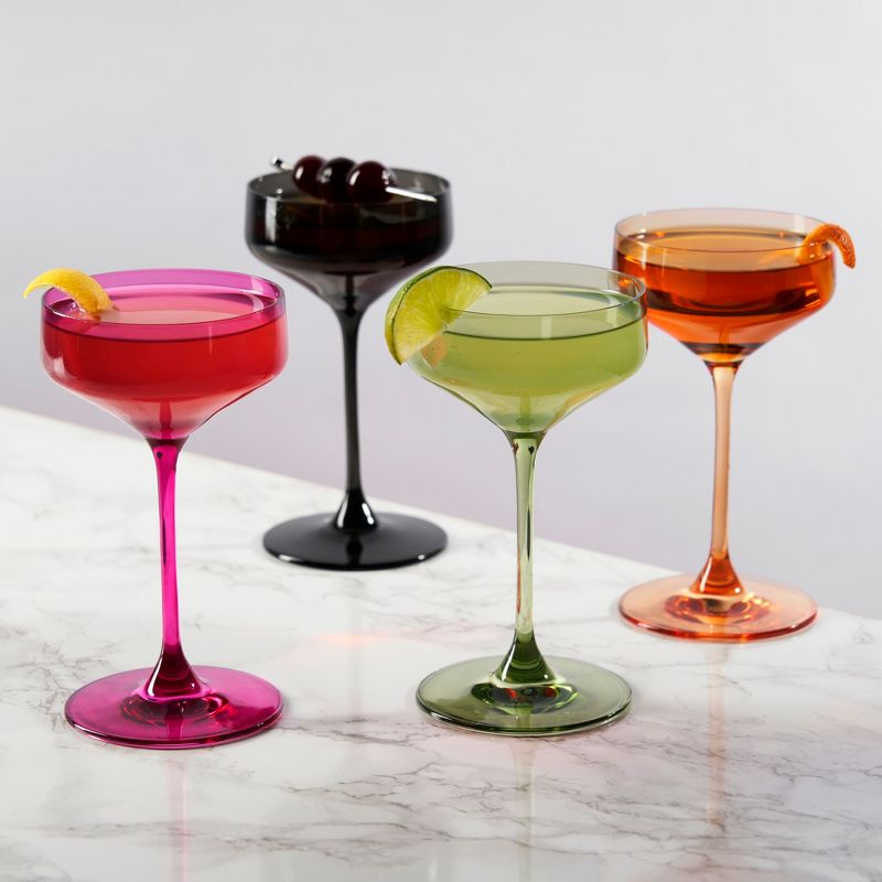 Reserve Nouveau Crystal Coupe Glasses, 4 of 10