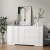 ORRD Modern Sideboard Buffet Cabinet with Storage, Kitchen Buffet with Drawer & Doors, Large Coffee Bar with Adjustable Shelves - 2 of 4