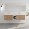 ChicFurnit Bathroom Vanities 72 Inch Vanity with Sink and Soft Close Doors for Bathroom Storage, Beige, 71.1"*18.1"*19.3" - 2 of 4