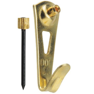 OOK Brass-Plated Blue Picture Hanger 20 lb 3 pk (Case of 12)