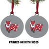 Marist College Secondary Logo Aluminum Holiday Christmas Tree Ornament - 2 of 4