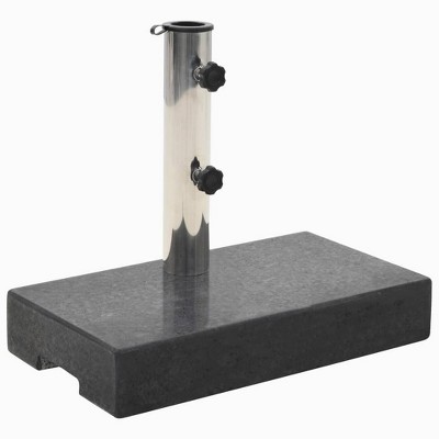 VidaXL Parasol Base Granite 55.1 lb Rectangular Black