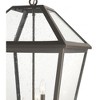 Talbot Outdoor Pendant Light - Black Iron, 4 Bulbs, Dimmable, Wet Rated, 19.5" x 32.25" - 2 of 4