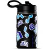 NBA Utah Jazz 14oz Kids Stainless Steel Water Bottle With Straw Lid and Flexible Handle - 2 of 4