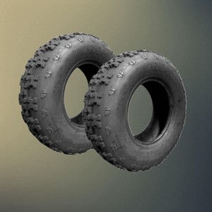 21x7-10 ATV/UTV Tires (Set of 2) - 4-PR Tubeless All-Terrain Tires for Trail, Sand & Mud - 1 of 4