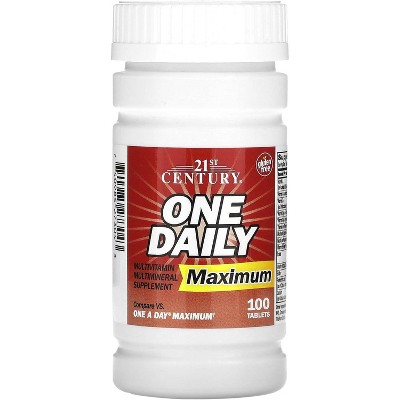 21st Century One Daily, Maximum, 100 Tablets