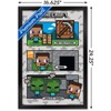 Trends International Minecraft - Chibi Chased By Zombies Framed Wall Poster Prints - 3 of 4