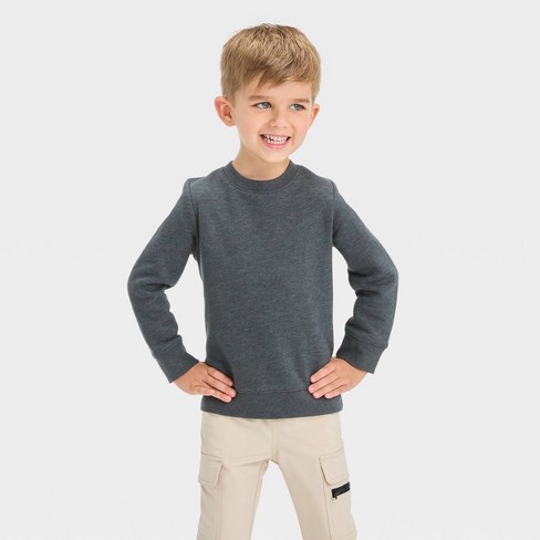 Boys grey sweatshirt hot sale