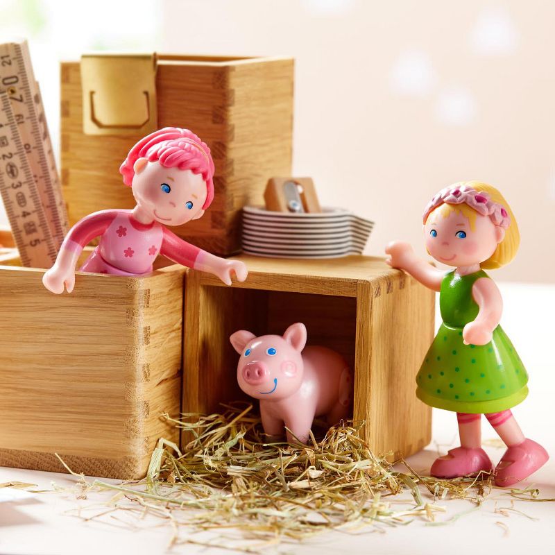 HABA Little Friends Piglet - 2" Farm Animal Toy Figure, 2 of 6