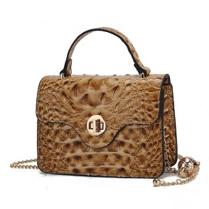 MKF Collection Mae Women's Vegan Leather Mini Crossbody Functional Handbag by Mia K - 1 of 4