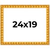 PosterPalooza | 24x19 Bamboo Picture Frame, UV Acrylic, 4 Finishes - Brown, Black, Gold, and Natural - 2 of 4
