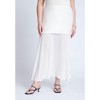 ELOQUII Women's Plus Size Mixed Media Skirt - 3 of 4