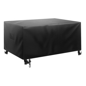 VEVOR Patio Furniture Cover, 420D Heavy Duty Waterproof Outdoor Dining Table and Chairs Cover, Large Squre Patio Table Covers, Black - 1 of 4