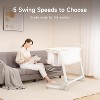 MYKKO Baby Bassinet, Smart Crib, Automatic Cry Detection and Response, Rocking Bassinet for Baby, 7 Height Adjustable - 4 of 4