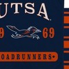 NCAA UTSA Roadrunners Varsity Plaque Double Sided Royal Plush Blanket: Sports Team Logo - 2 of 3