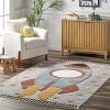Nuloom Journee Graphic 5x8 Indoor Area Rug for Living Room Bedroom Dining Room Nursery Kitchen, Multicolor - 2 of 4