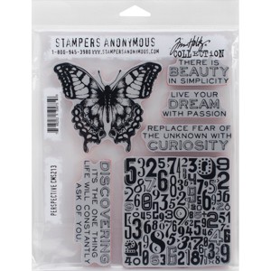 Tim Holtz Cling Stamps 7"X8.5" - 1 of 3