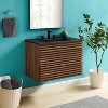 Modway Render Vanity with Sink-Floor, 30 Inch, Walnut Black - 4 of 4