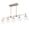 Xidane 42.25" 5-Light Linear Chandelier Alturas Gold Finish - 3 of 4