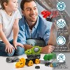 Acoinel 5 Pack Take Apart Dinosaur Toys, STEM Construction Building Kids Toys, Children's Day Gifts, Age 3+ - 2 of 4