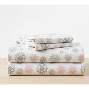 LISM 100% Cotton Sheet,Soft Cold Weather Bedding Set - 1 of 4