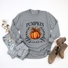 Simply Sage Market Pumpkin Season Leopard Bow Garment Dyed Long Sleeve - 3 of 4