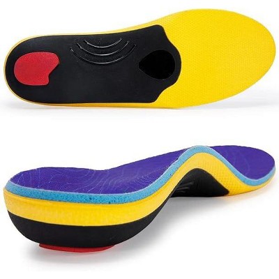 Attop Heavy Duty Support Pain Relief Orthotics - 220+ lbs Plantar Fasciitis High Arch Support Insoles for Men Women