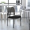 Flash Furniture Comfort Black Mesh Stackable Steel Side Chair - 2 of 4