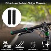 Unique Bargains Bike Handlebar Grips Covers 4.72" Black 1 Pair - 2 of 4