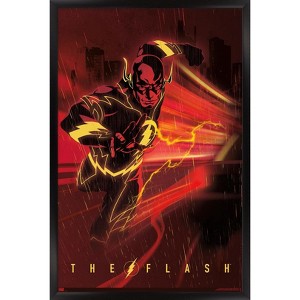 Trends International DC Comics: Dark Artistic - The Flash Framed Wall Poster Prints - 1 of 4