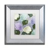 Trademark Fine Art -Color Bakery 'Hortensia Lavenders' Matted Framed Art - 2 of 4