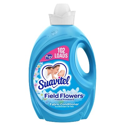 Image of Suavitel Scented Liquid Fabric Softener and Conditioner - Field Flowers - 120 fl oz