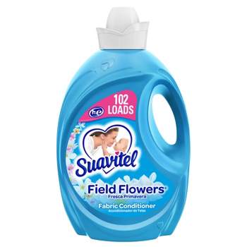 Suavitel Scented Liquid Fabric Softener and Conditioner - Field Flowers - 120 fl oz