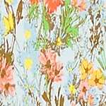 white multi field floral